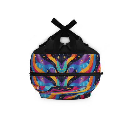 Planetary Parade Vibrant Pattern Backpacks For Men Women Kids School Travel, Capacity School Backpacks