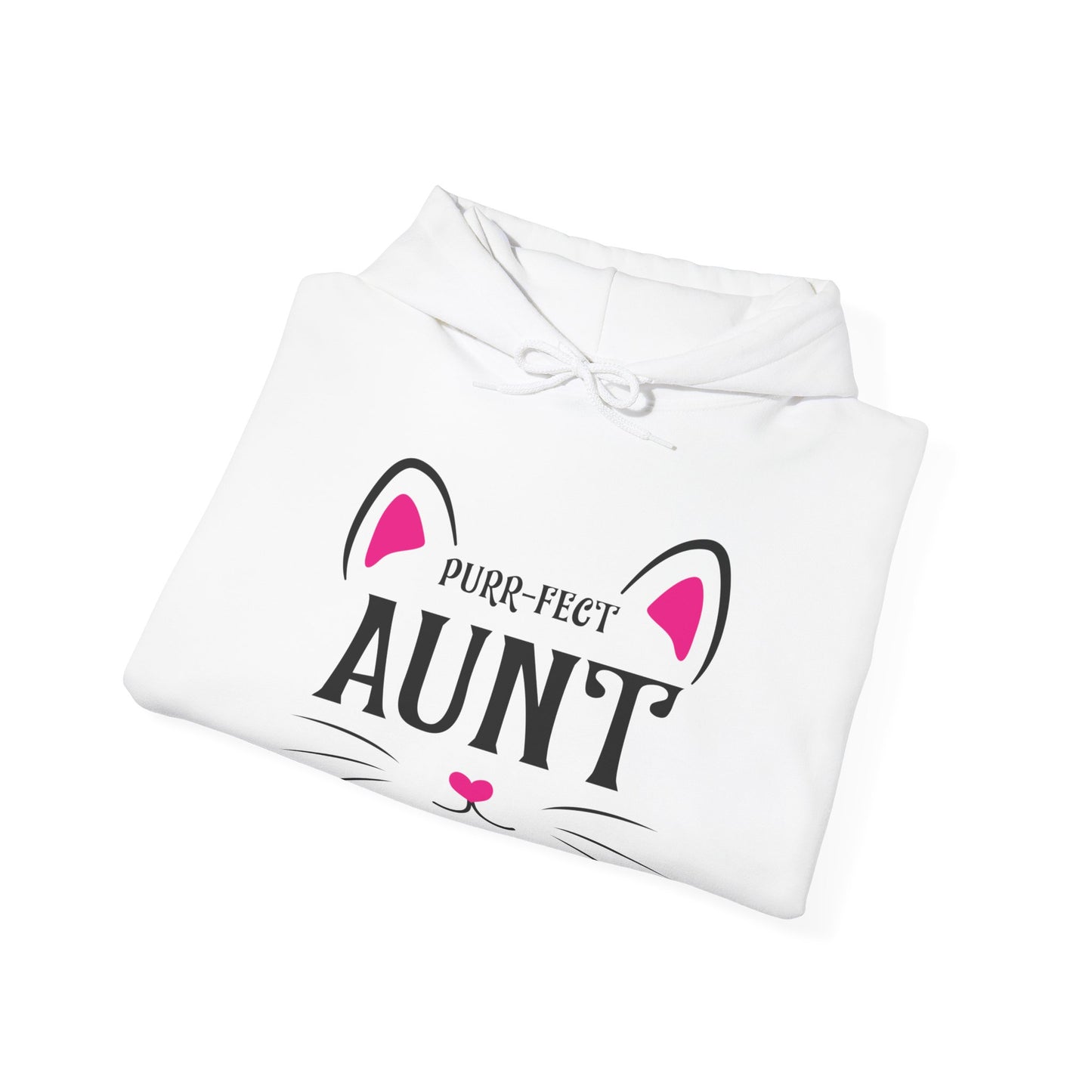 PURR-FECT Aunt Funny Cat Lover Cute Funny Kitten Hoodie Gift For Men Women Hoodie