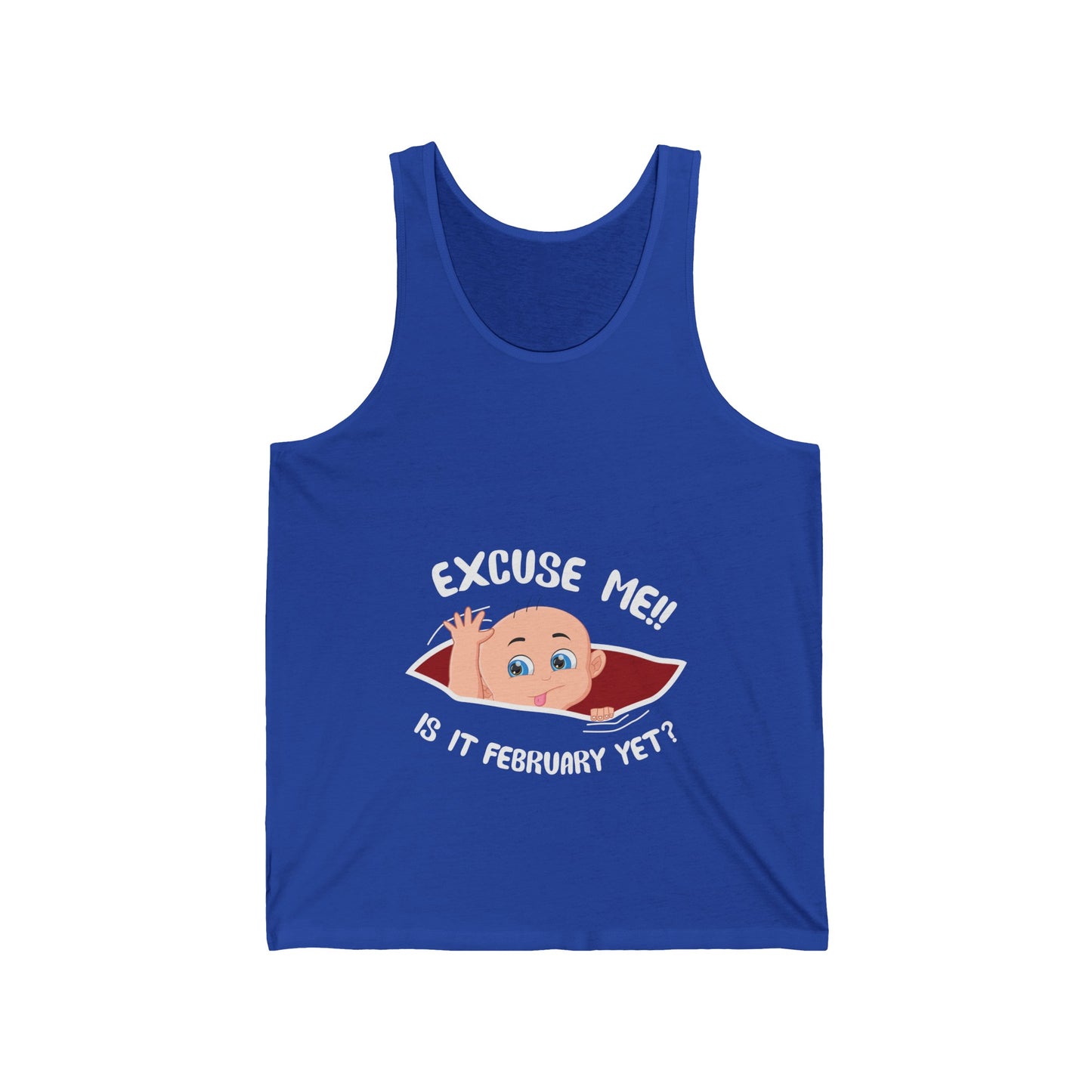 Personalized Month Women's Excuse Me is It February Yet Cute Baby Girl Funny