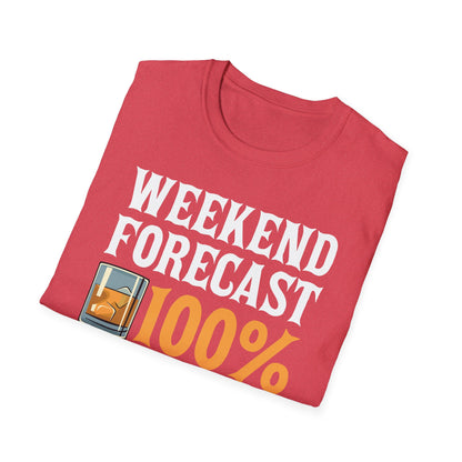 Funny Weekend Forecast Chance of Bourbon
