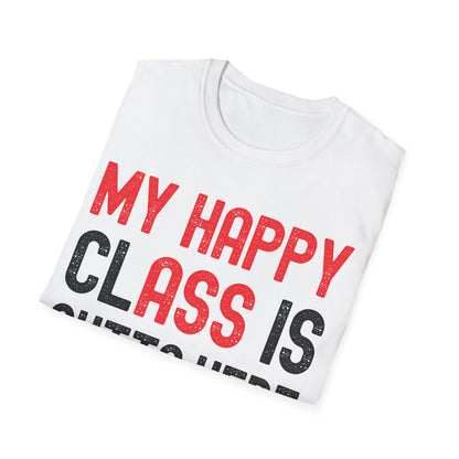 Funny My Happy ClAss Is Outta Here 2024 Shirt Graduation T-Shirt