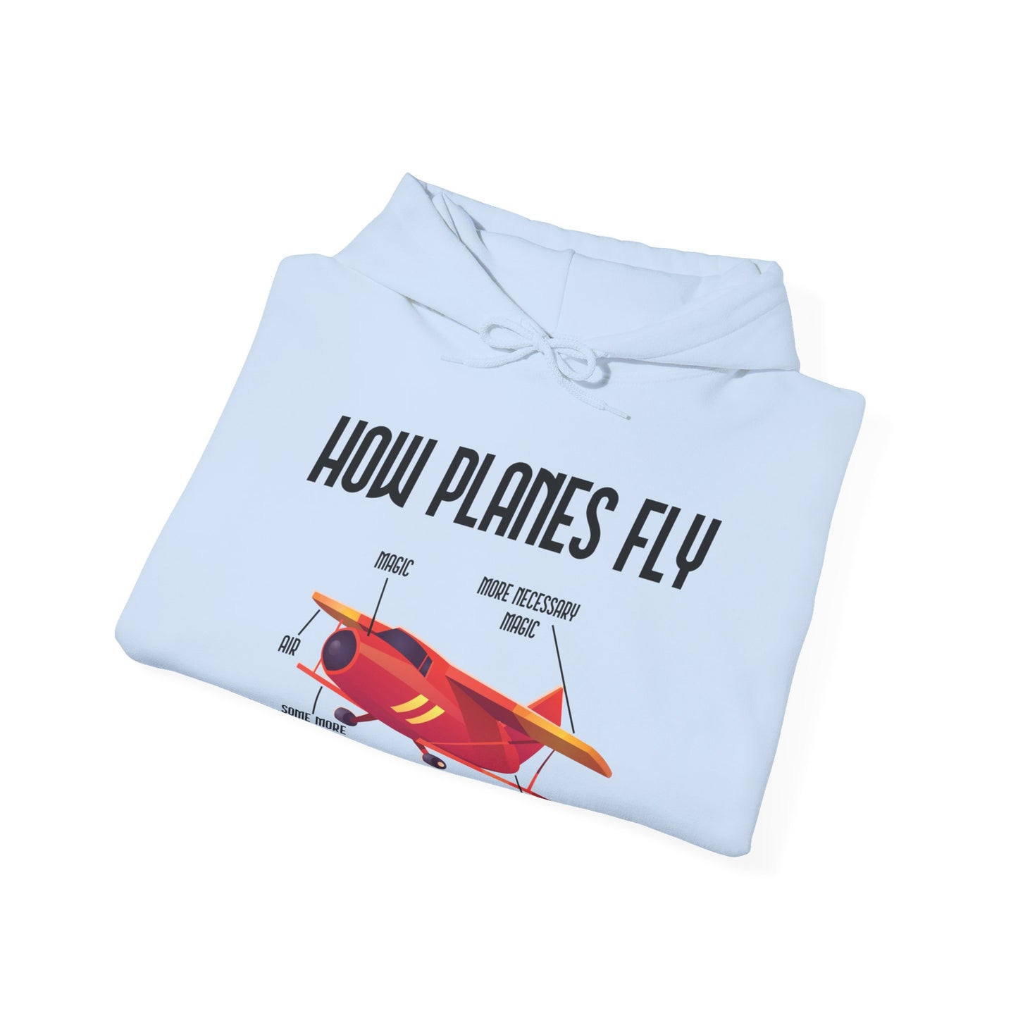 Funny How Planes Fly Airplane Parts Design For Flight Lovers Hoodie