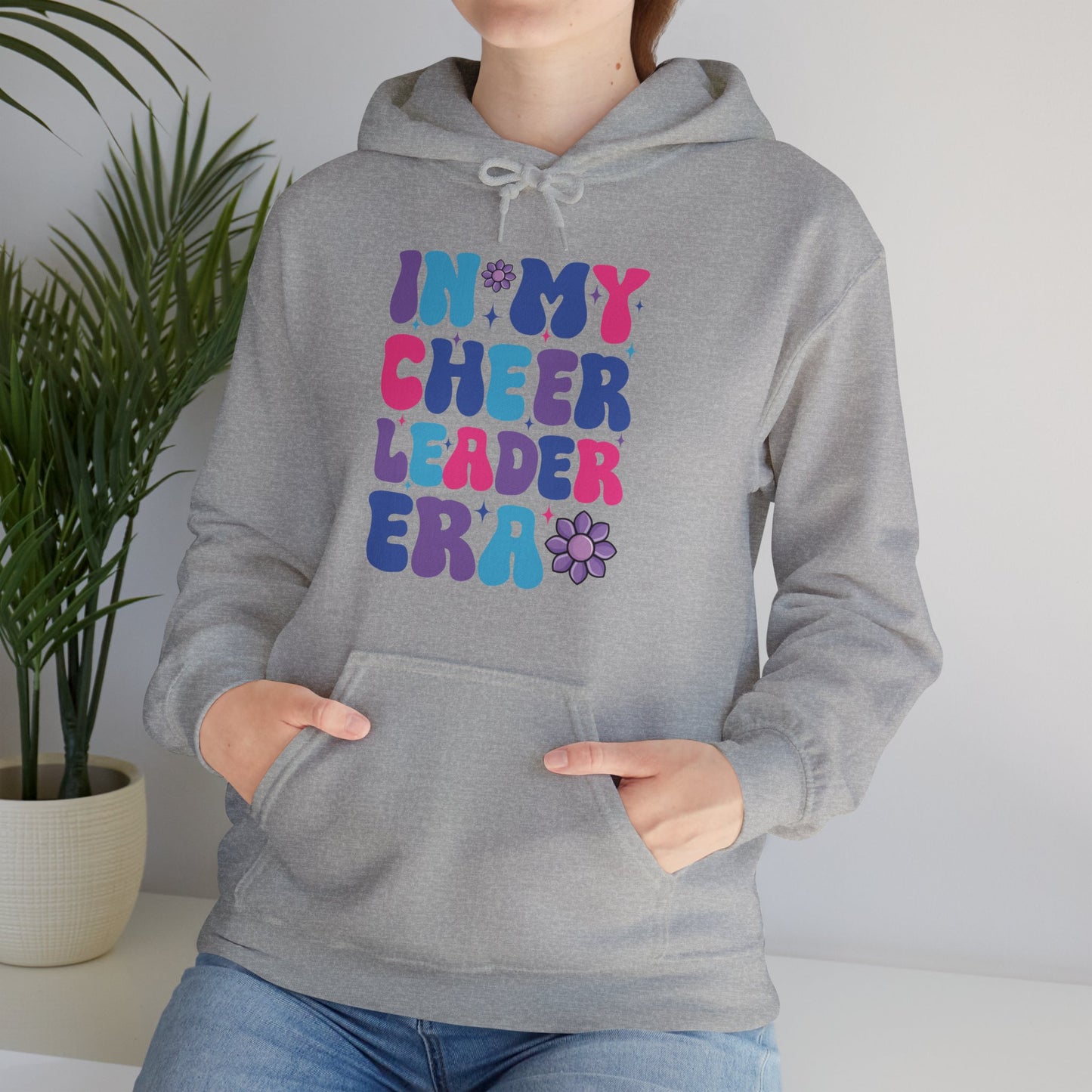 Funny In My Cheerleader Era Cheerleading Girls Teens Women Hoodie