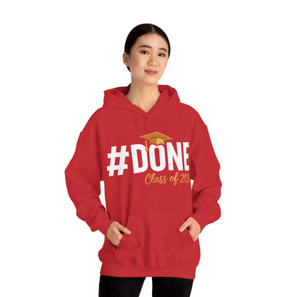 #Done Class of 2026 Graduation So Done Senior 2026 Grad Hoodie For Men Women