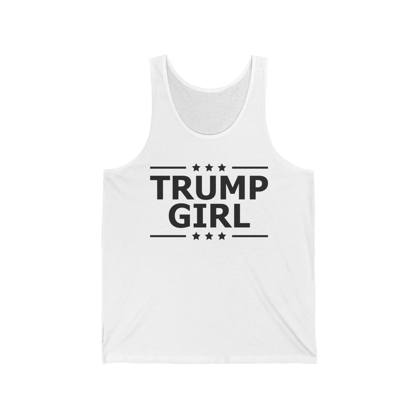 Cute Trump Girl Republican US Flag 2024 Vintage Vote Tank Top