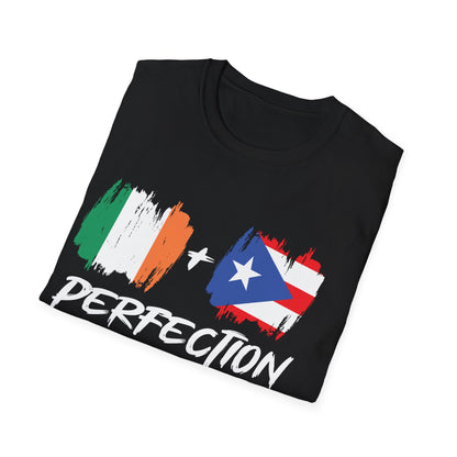 Irish Plus Puerto Rican Perfection Heritage T-Shirt For Men Women T-Shirt