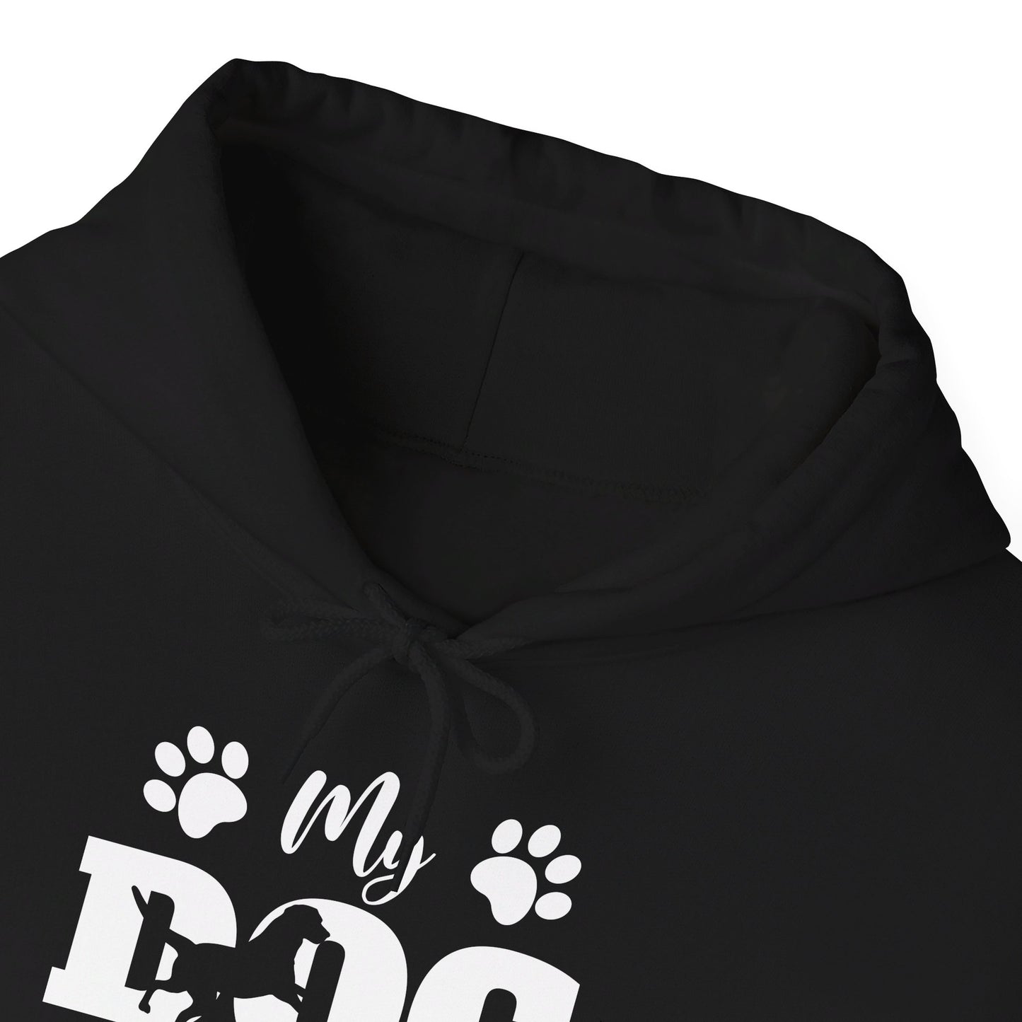 Funny My Dog is My Valentine Dog Lovers Hoodie For Men Women Hoodie