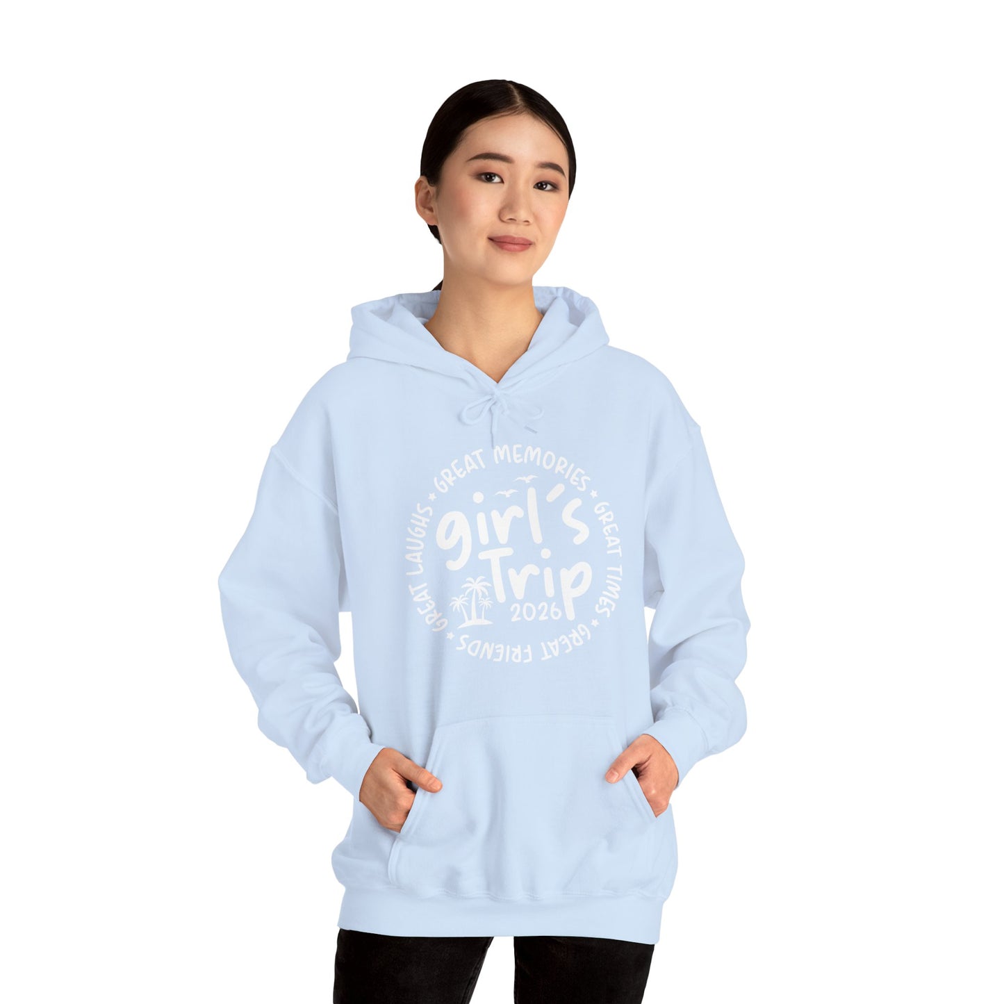 Girl's Trip 2026 Memories Friends Trip Matching Vacation Hoodie For Men Women Hoodie