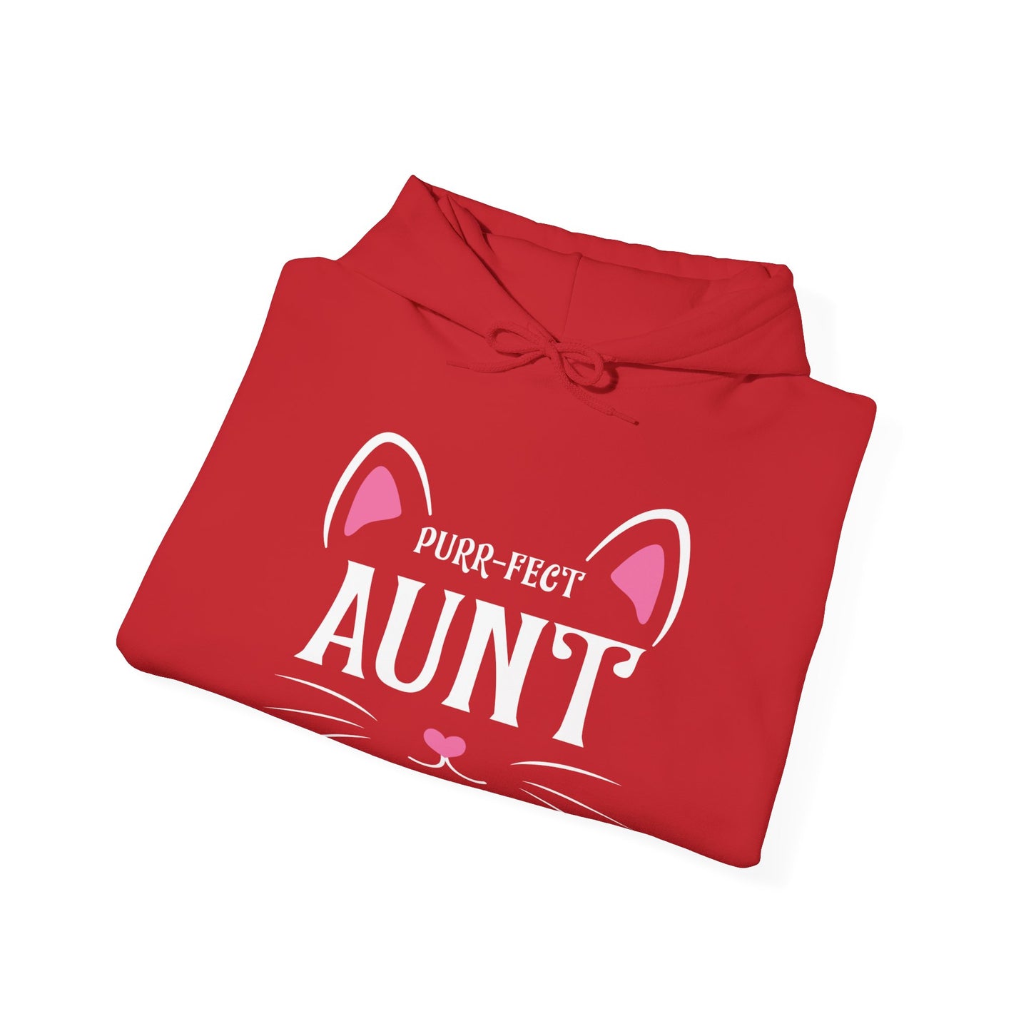 PURR-FECT Aunt Funny Cat Lover Cute Funny Kitten Hoodie Gift For Men Women Hoodie