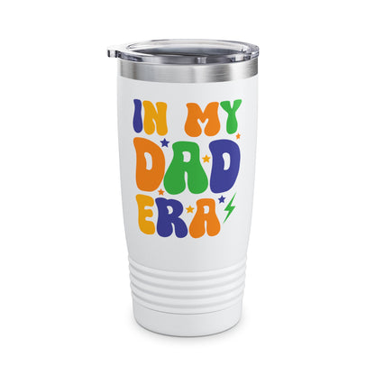 Funny Groovy In My Dad Era Funny Dad Father Daddy Era Tumbler For Men Tumbler