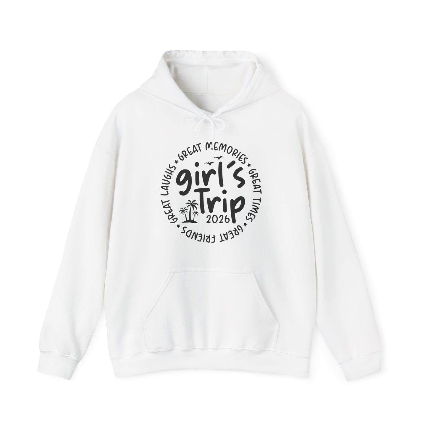 Girl's Trip 2026 Memories Friends Trip Matching Vacation Hoodie For Men Women Hoodie