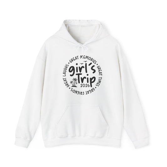 Girl's Trip 2026 Memories Friends Trip Matching Vacation Hoodie For Men Women Hoodie