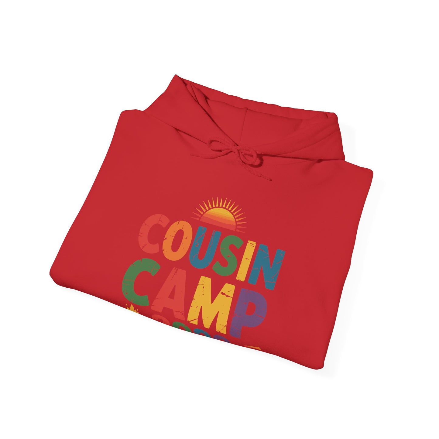 Cousin Camp 2026 Camping Campfire Summer Vacation Family Hoodie