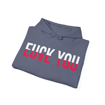 Love You Fck You Love and Hate Cross Word Hoodie For Men Women Hoodie