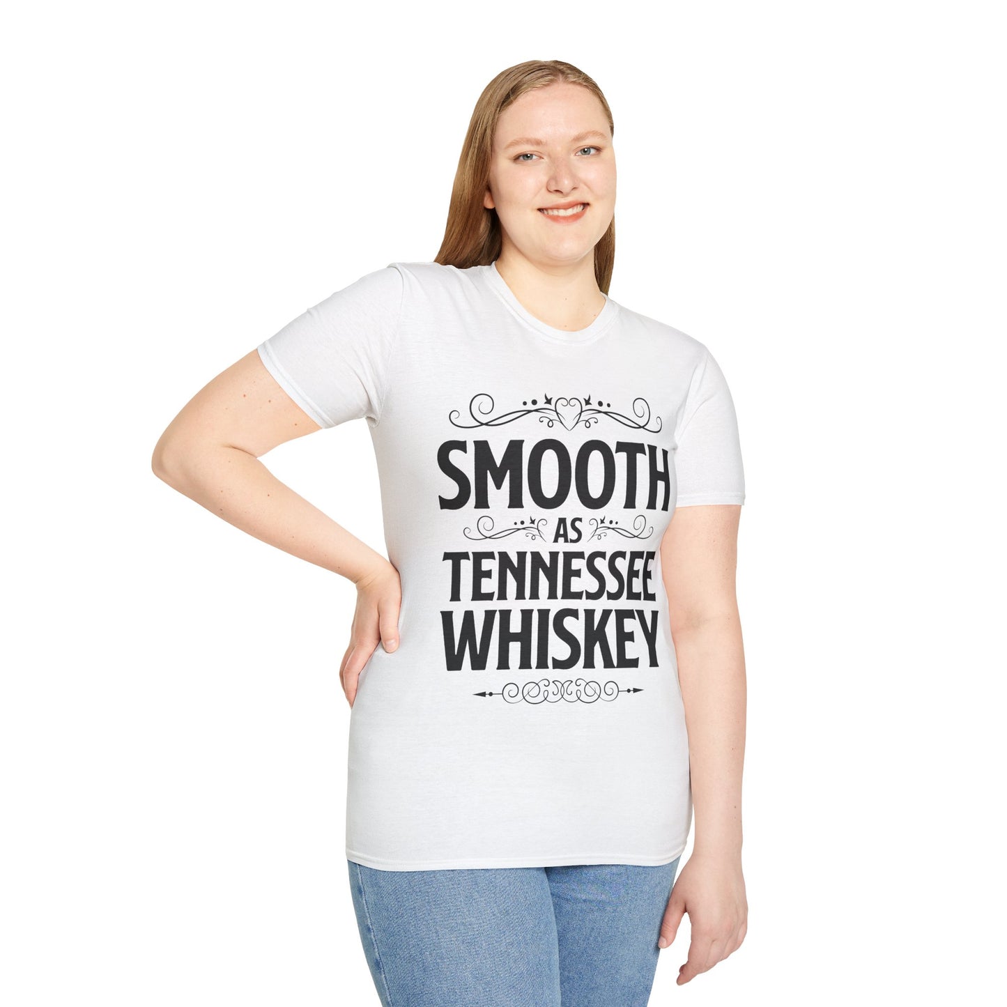 Funny Smooth As Tennessee Whiskey Country Drinking T-Shirt For Men Women T-Shirt