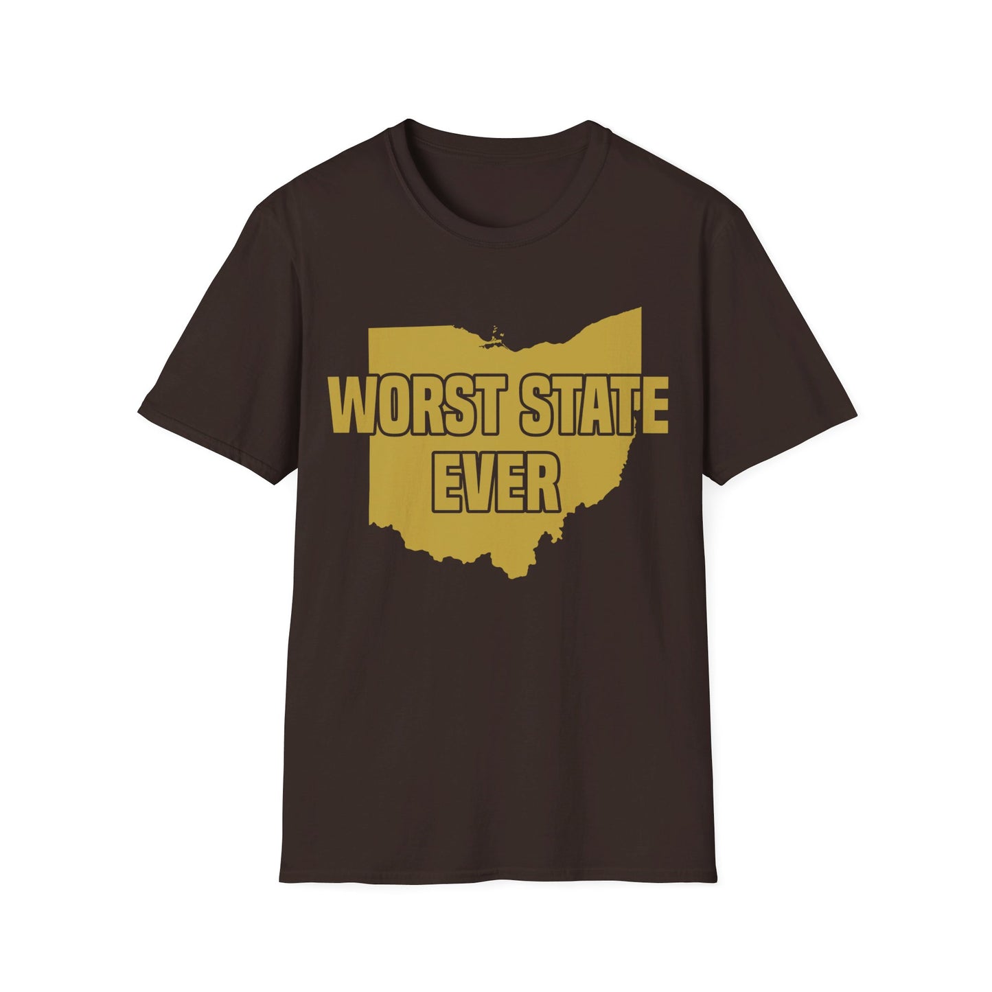 Worst State Ever Ohio Sucks Michigan Sports Fan T-Shirt Men Women