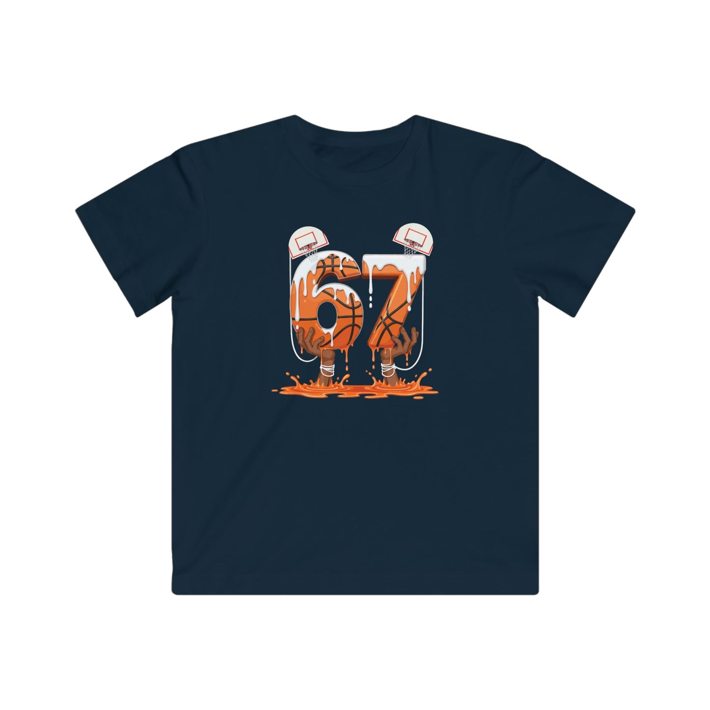 Basketball 67 Six Seven Funny Gen Alpha Meme Drip T-Shirt