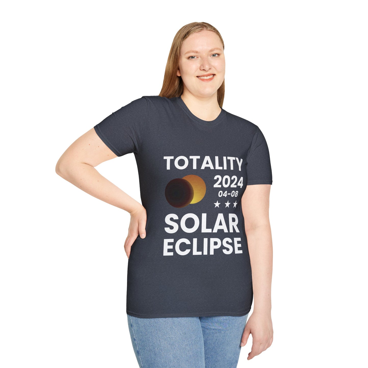 Totality Solar Eclipse 2024 America Retro Total Eclipse T-Shirt For Men Women T-Shirt