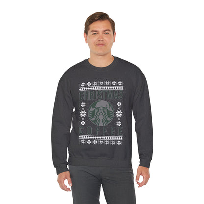 Funny Star Coffee Bucks Lovers, Coffee Lovers Caffeine Christmas Coffee, Christmas Ugly Jumper Sweater Sweatshirt