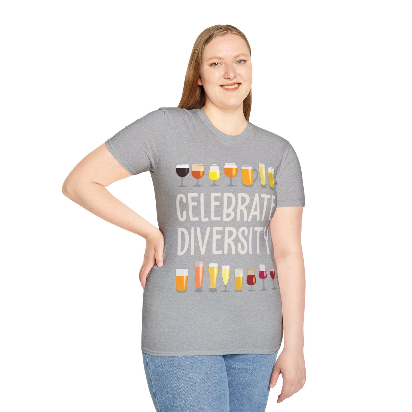 Funny Celebrate Diversity Craft Beer Drinking Weekend T-Shirt