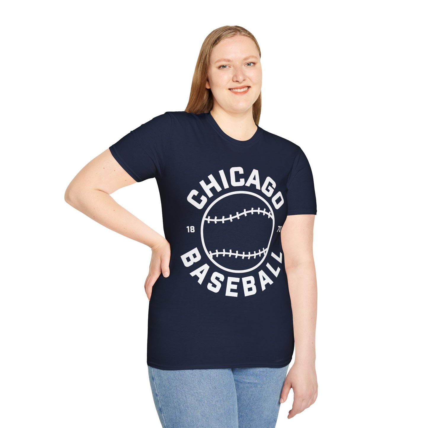 Chicago Baseball Gameday Fan Gear Sports Baseballer T-Shirt For Men Women T-Shirt