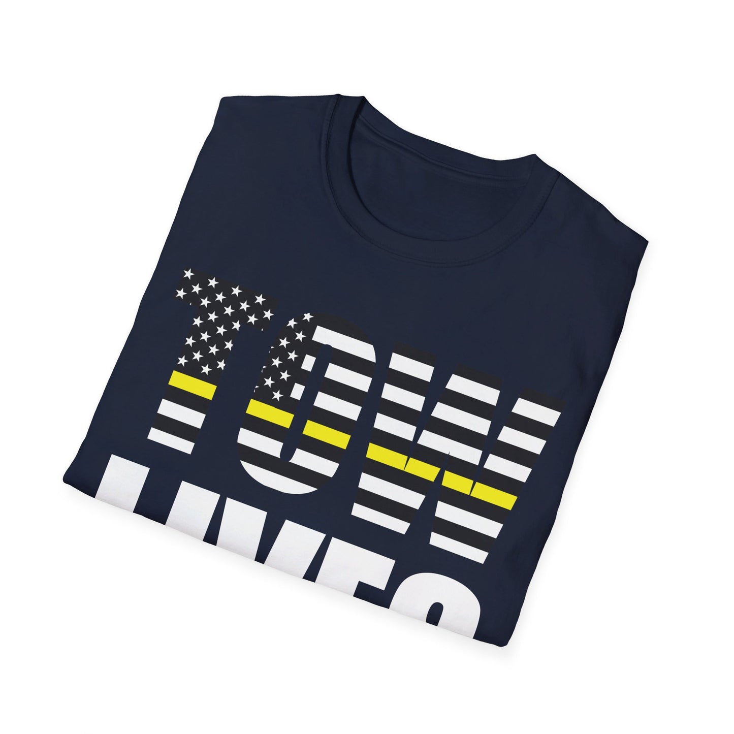 Tow Lives Matter Thin Yellow Line Tow Truck Driver Birthday Gift T-shirt Men