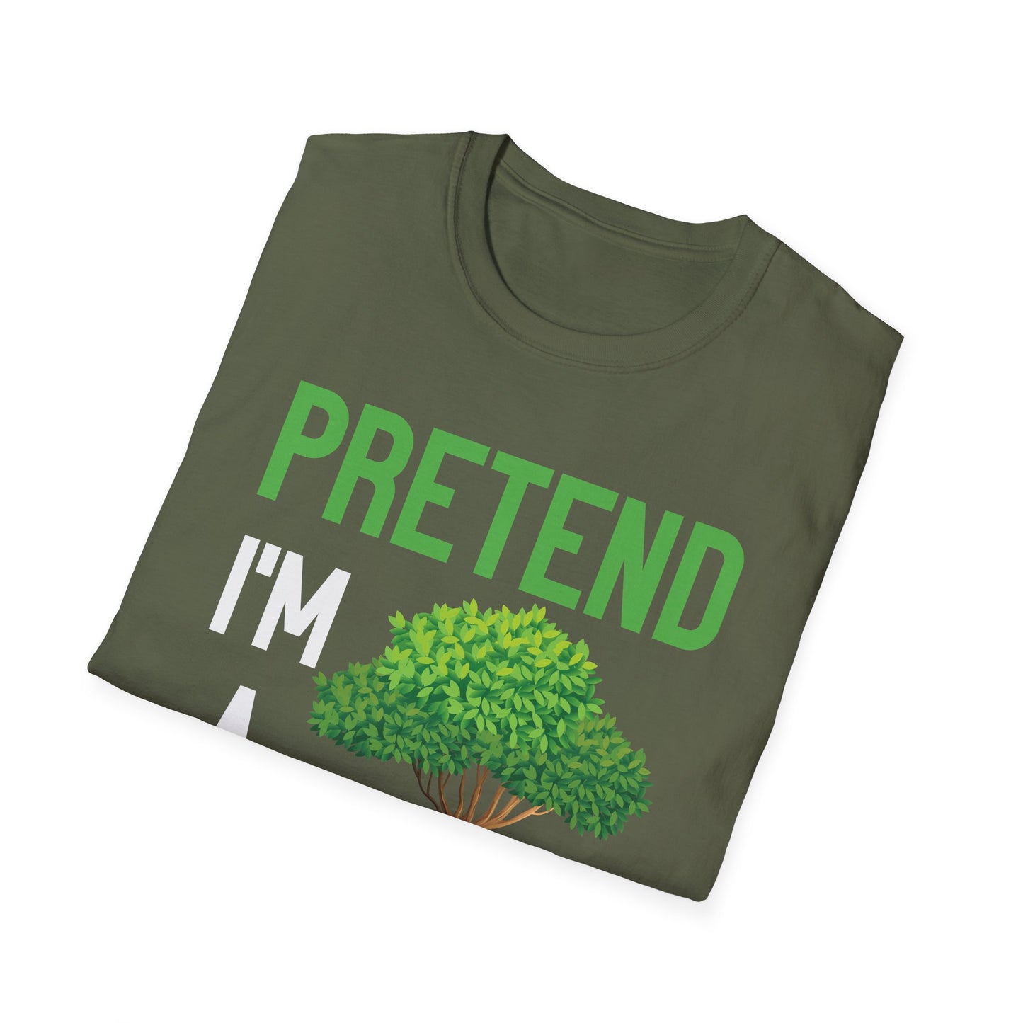 Funny Pretend I’m a Tree Tree Lazy Costume T-Shirt For Men Women