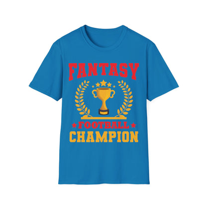 Funny Fantasy Football League Champion Footballer T-Shirt Men Women