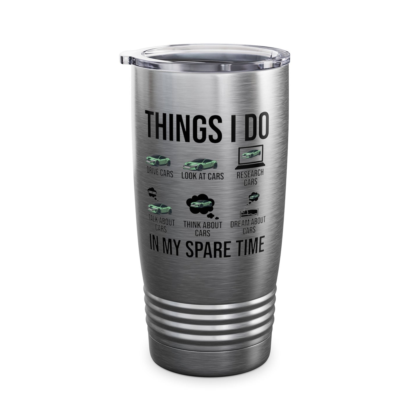 Things I Do In My Spare Time Funny Car Enthusiast Car Lover Tumbler Men Women