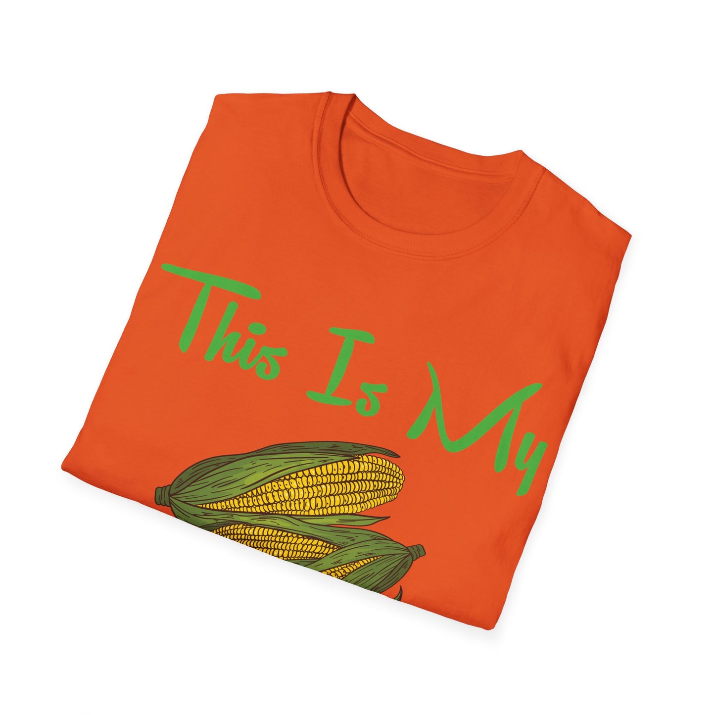 Funny This is my Crop Top Farmer Farming Corn Lover Pun Joke T-Shirt