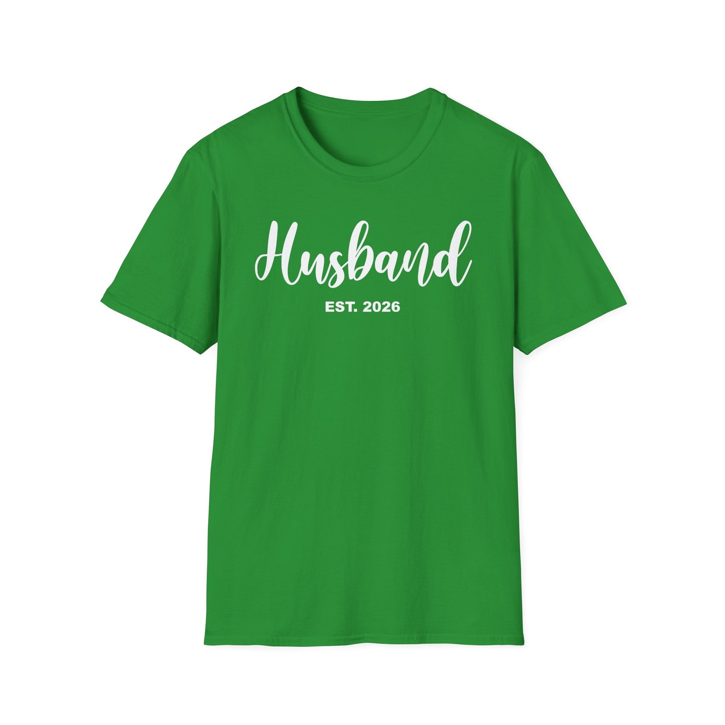 Husband Est 2026 Married Hubby Wife Honeymoon Couple Wedding T-Shirt