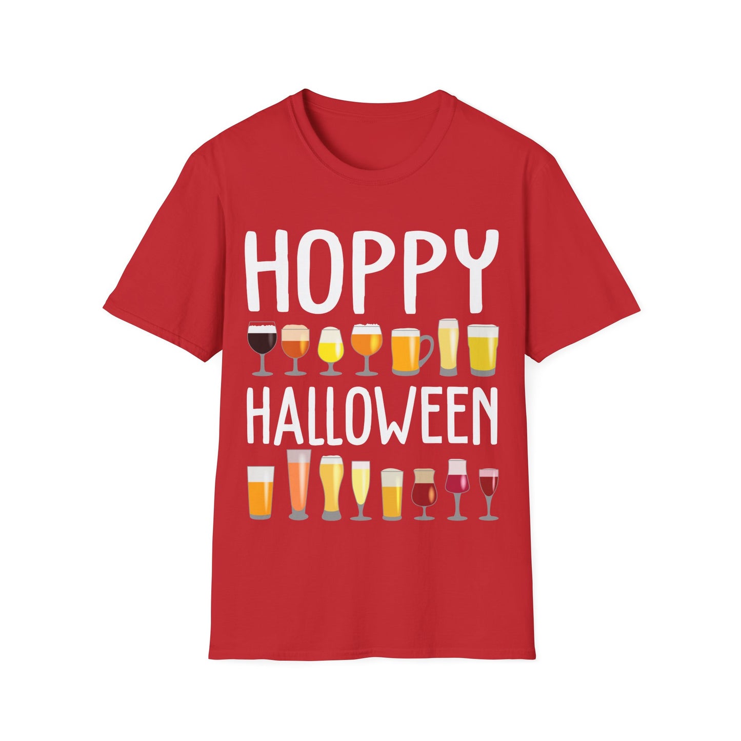 Funny Hoppy Halloween Halloween Beer Drinking Party T-Shirt Men Women