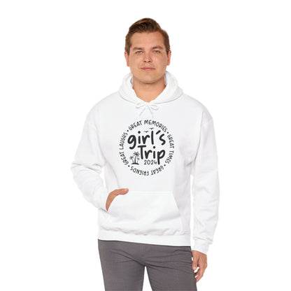 Girl's Trip 2024 Memories Friends Trip Matching Vacation Hoodie For Men Women Hoodie