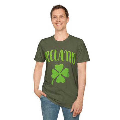 Ireland Shamrock St Patricks Day Clover Irish T-Shirt For Men Women T-Shirt