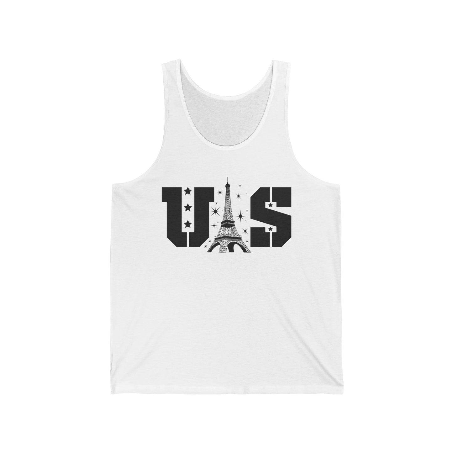 USA Eiffel Tower 2024 Summer Sports Patriotic Supporter Tank Top For Men Women Tank Top