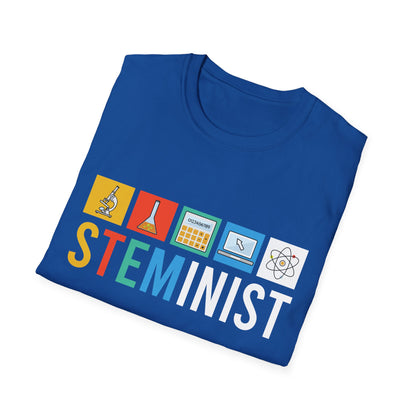 Steminist Science Technology Engineering Math STEM T-Shirt Men Women Teacher