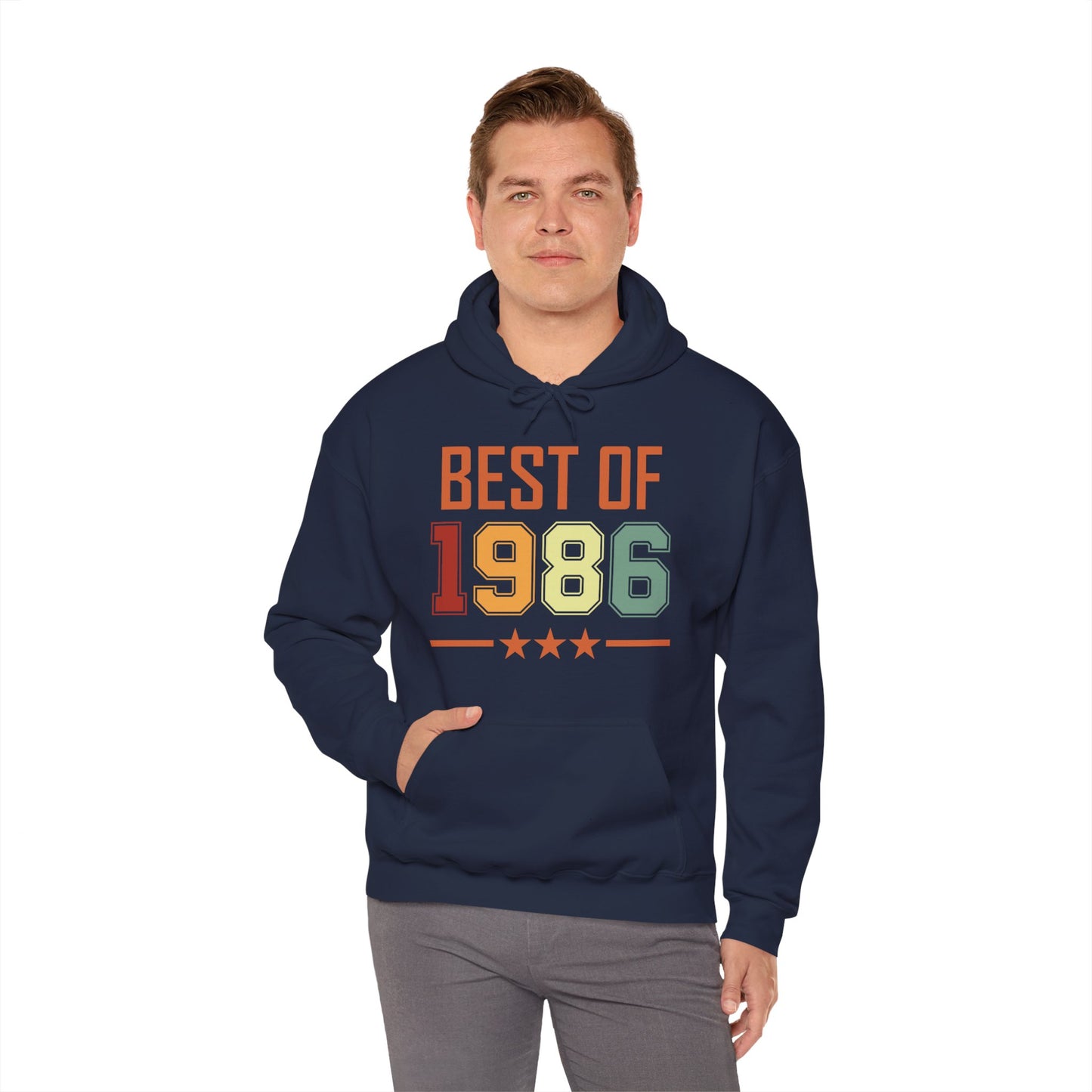 Funny Vintage Best of 1986 40 Year Old Gift 40th Birthday Hoodie For Men Women Hoodie