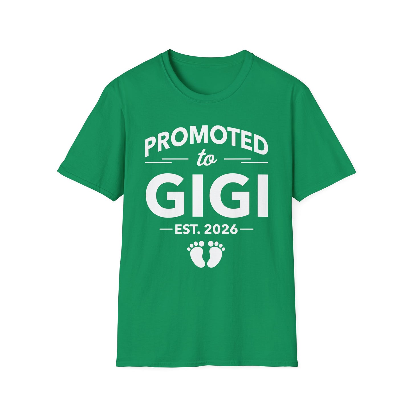 Funny Promoted To Gigi Est 2026 First Time Mothers Day T-Shirt For Women