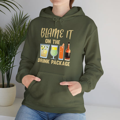 Blame It On The Drink Package Funny Cruise Hoodie For Men Women Hoodie