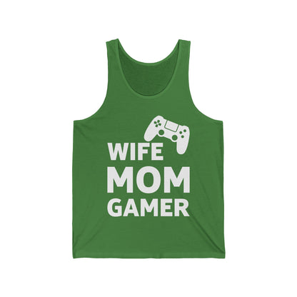 Wife Mom Gamer Gift for Gaming Women Tank Tops