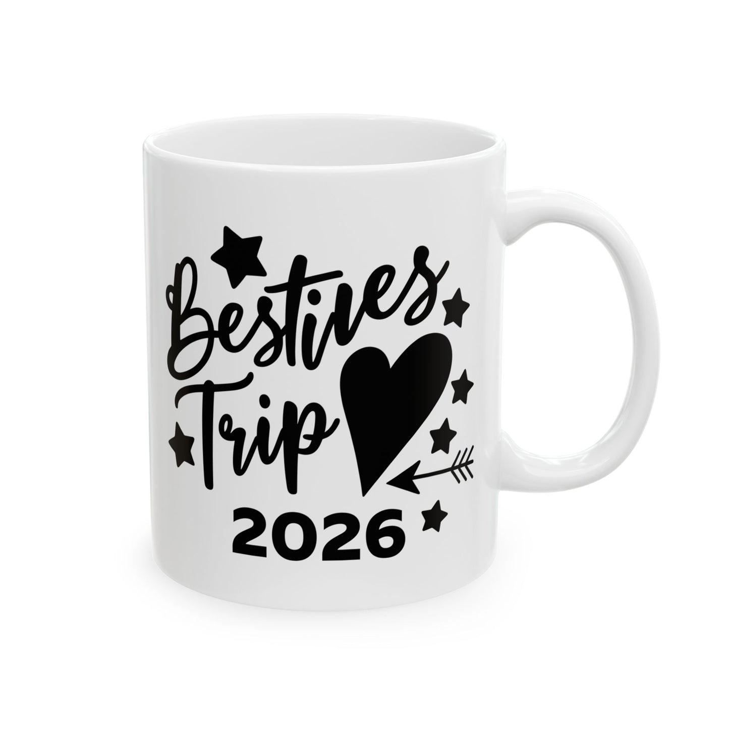 Funny Besties trip or Weekend 2026 For Girls and Women Vacation Coffee Mug