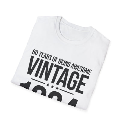 60 Year Old Gifts Vintage 1964 60 Years Awesome 60th Birthday T-Shirt