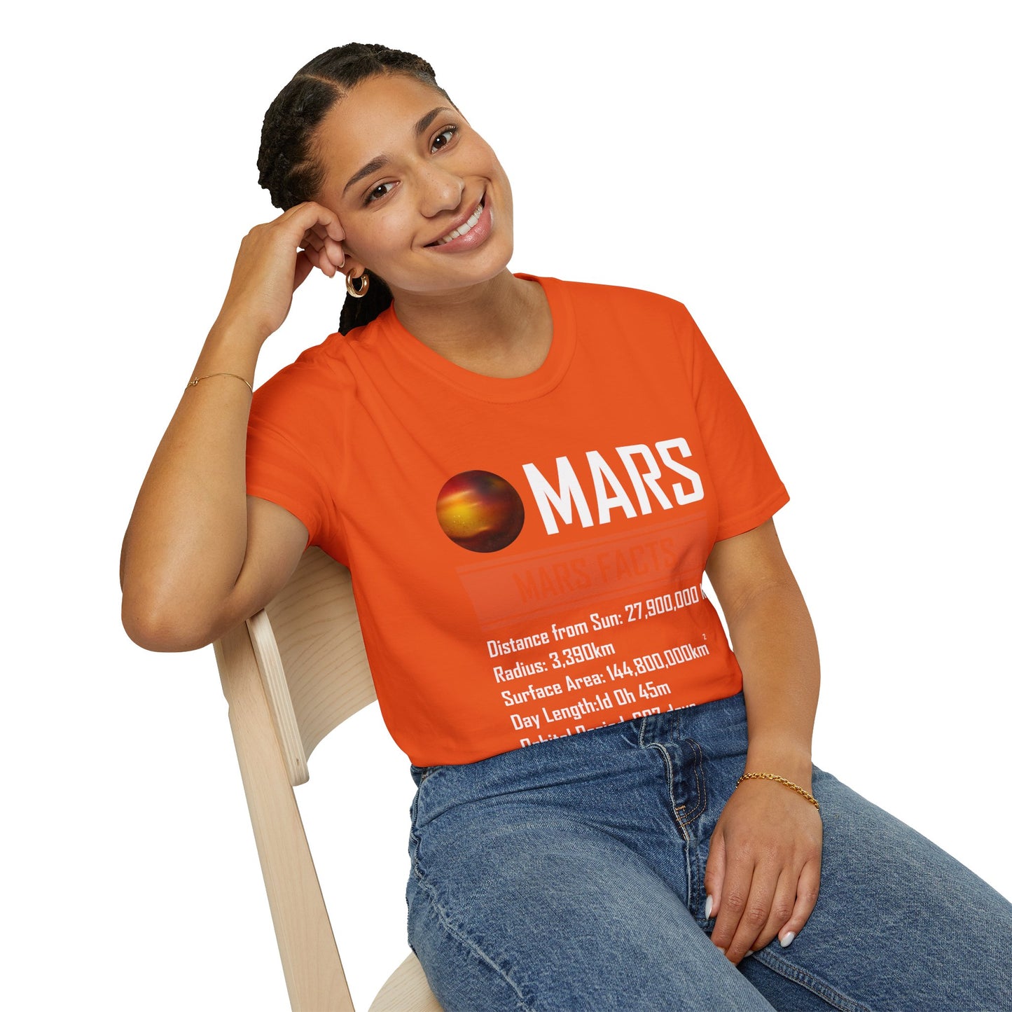 Mars Facts About Mars Planet Space Lover T-Shirt Men Women
