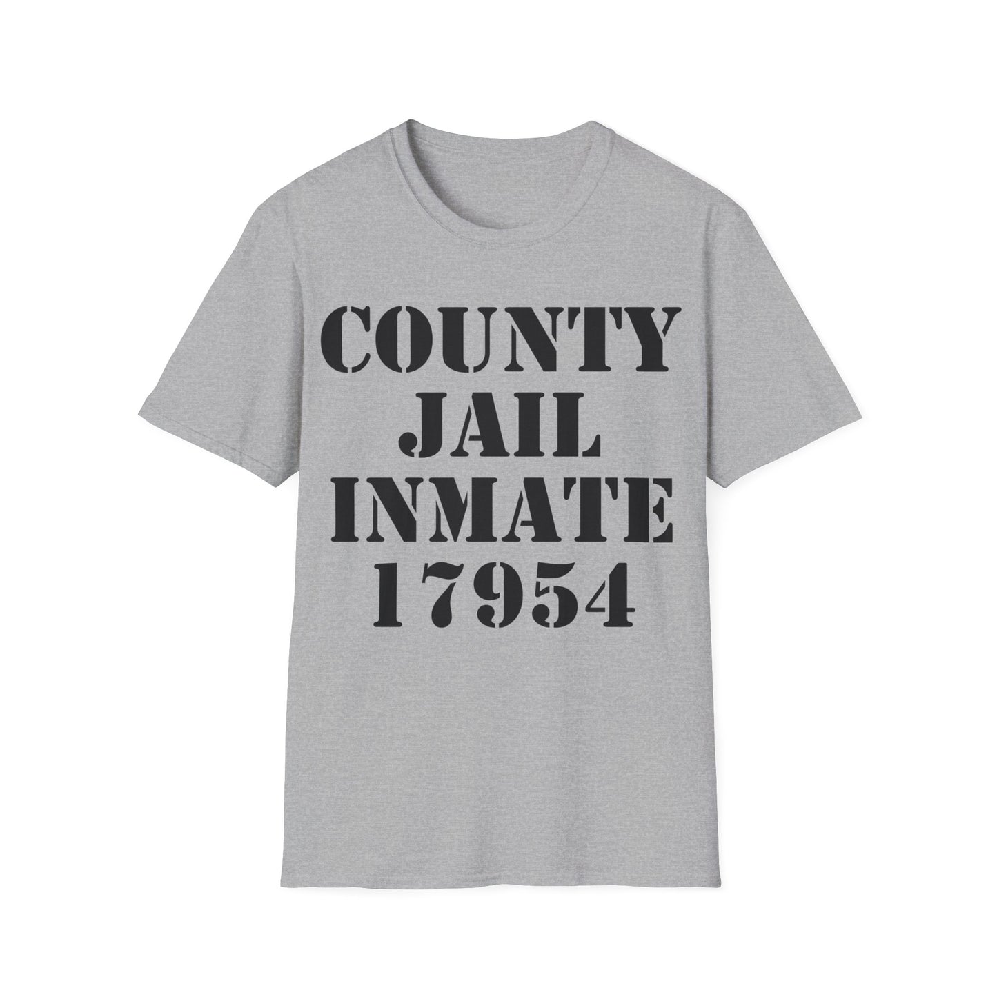 Halloween County Jail Inmate Prisoner Costume Party T-Shirt For Men