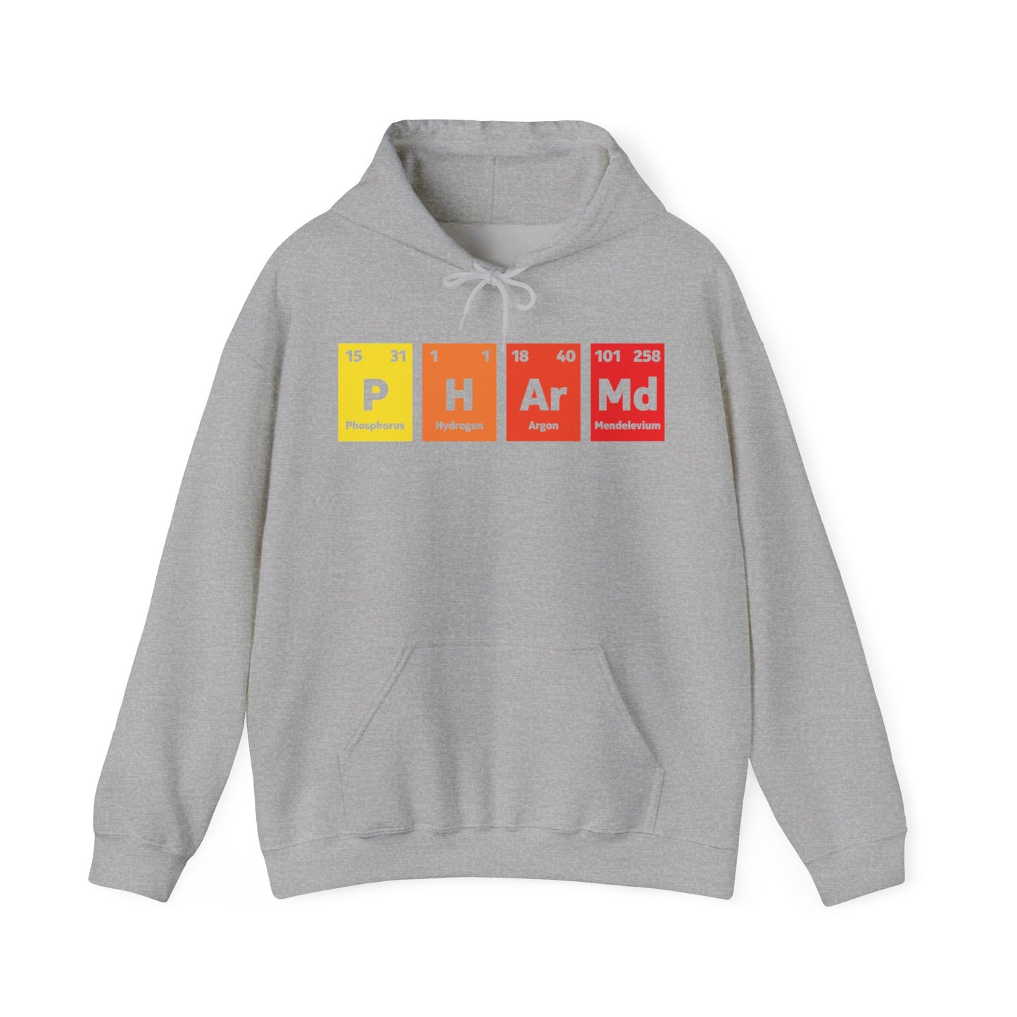 PharmD Pharmacy Graduate Pharmacy School Periodic Table Gift Hoodie