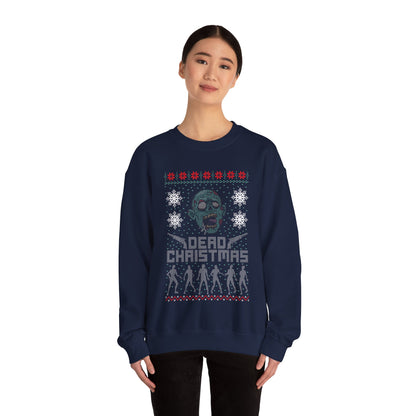 Inspired Merry Christmas The Walking Zombie Face Ugly Funny Dead Christmas Sweatshirt Jumper Xmas Sweater