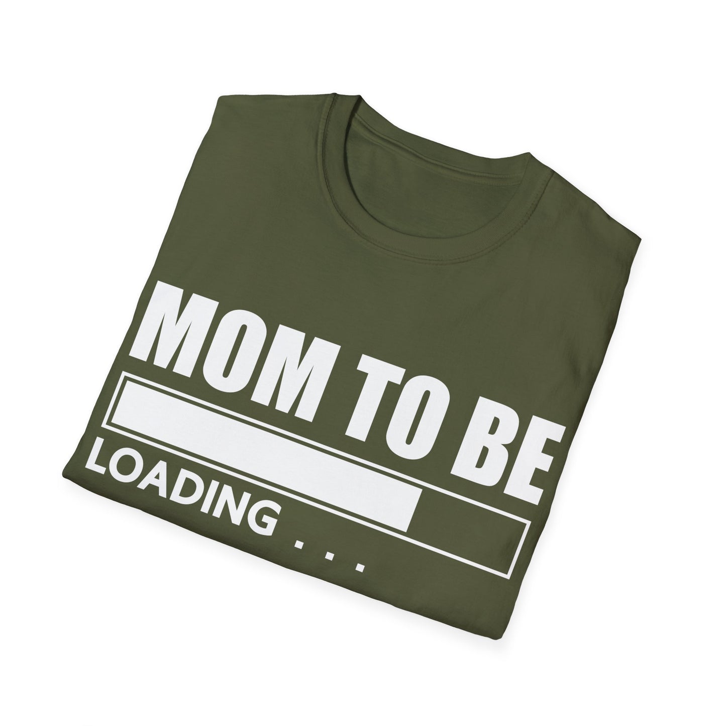 Funny Mom To Be Soon Loading Bar Mothers Day Tshirt Women