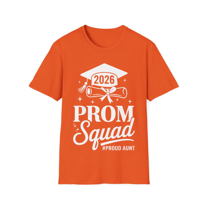 Prom Squad 2026 Proud Aunt Graduate Prom Class of 2026 T-Shirt