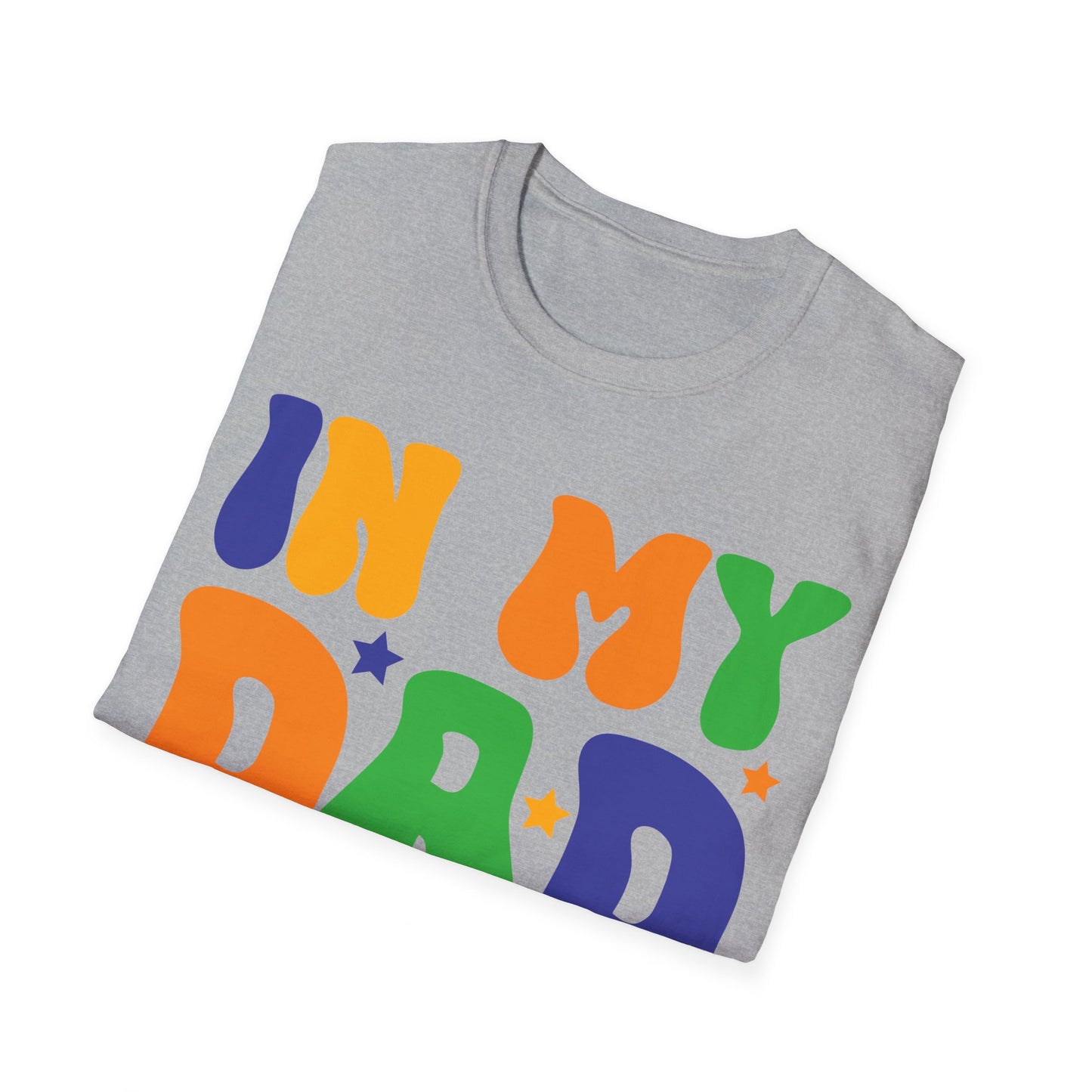 Funny Groovy In My Dad Era Funny Dad Father Daddy Era T-Shirt For Men T-Shirt