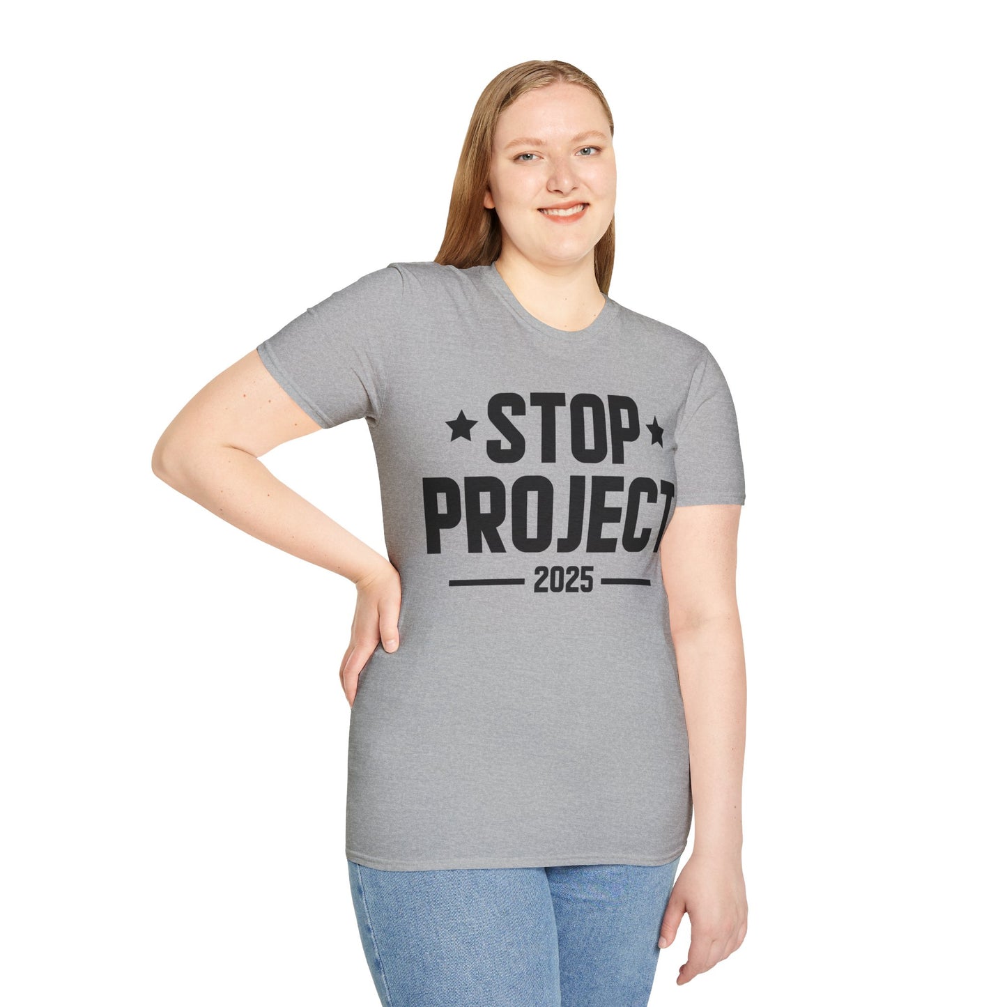 Stop Project 2025 T-Shirt For Women Men T-Shirt